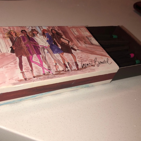 Henri Bendel Matchstick Set Home, B/W Stripe - Picture 3 of 7